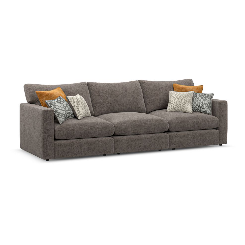 Malvern 3 Seater Modular Sofa in Brown fabric - Group 9 1