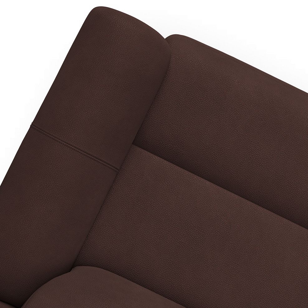 Brunel 2 Seater Recliner Sofa, Smart Screen & Speakers in Chestnut Leather 11
