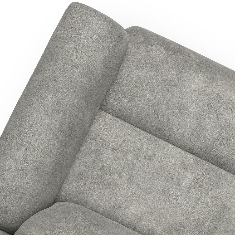 Brunel 2 Seater Recliner Sofa, Smart Screen & Speakers in Dexter Stone Fabric 11