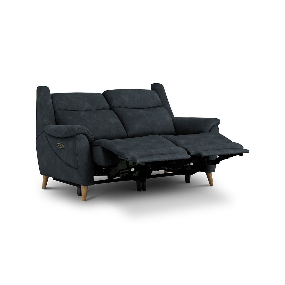 Brunel 2 Seater Electric Recliner Sofa in Dexter Shadow Fabric 4