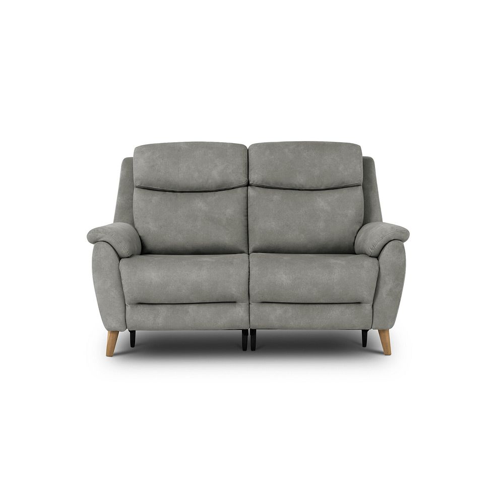 Brunel 2 Seater Electric Recliner Sofa in Dexter Stone Fabric 8