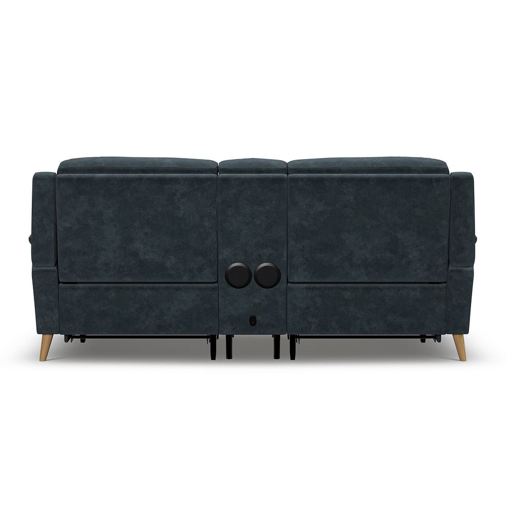 Brunel 2.5 Seater Recliner Sofa, Smart Screen & Speakers in Dexter Shadow Fabric 9