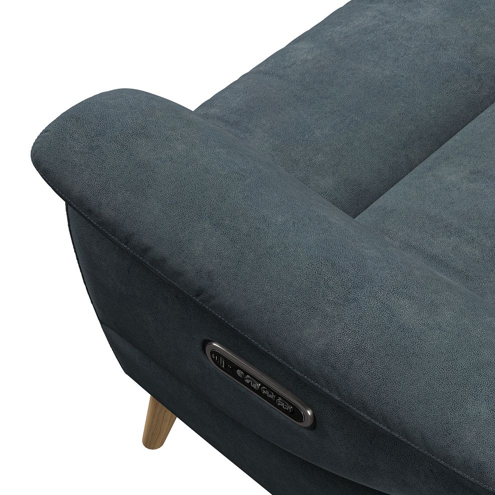 Brunel 2.5 Seater Recliner Sofa, Smart Screen & Speakers in Dexter Shadow Fabric 12