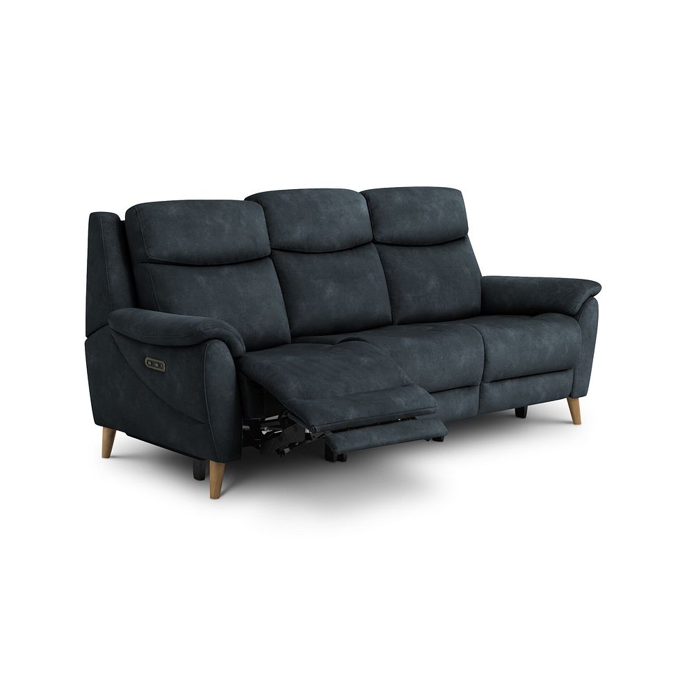 Brunel 3 Seater Electric Recliner Sofa in Dexter Shadow Fabric 2