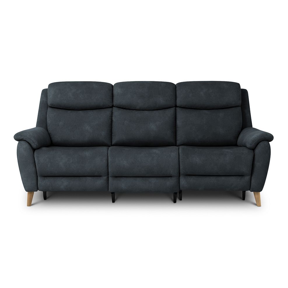 Brunel 3 Seater Electric Recliner Sofa in Dexter Shadow Fabric 3