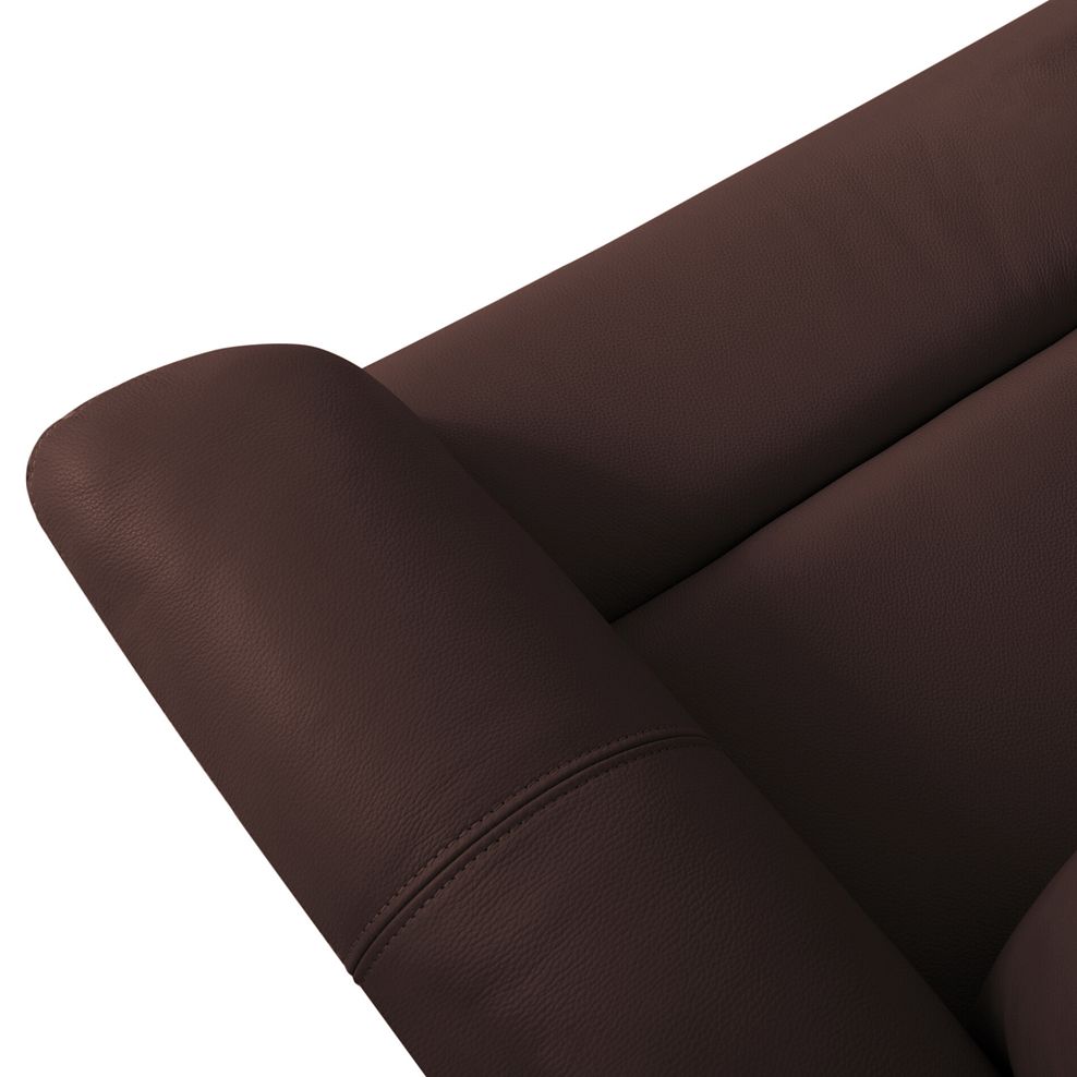 Brunel 3 Seater Electric Recliner Sofa with Multifunctional Middle Seat in Chestnut Leather 15