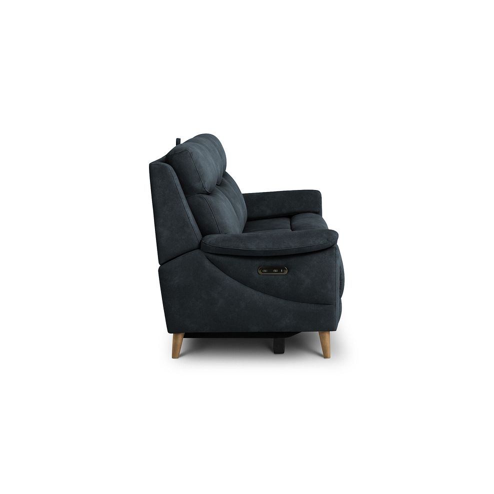 Brunel 3 Seater Electric Recliner Sofa with Multifunctional Middle Seat in Dexter Shadow Fabric 8