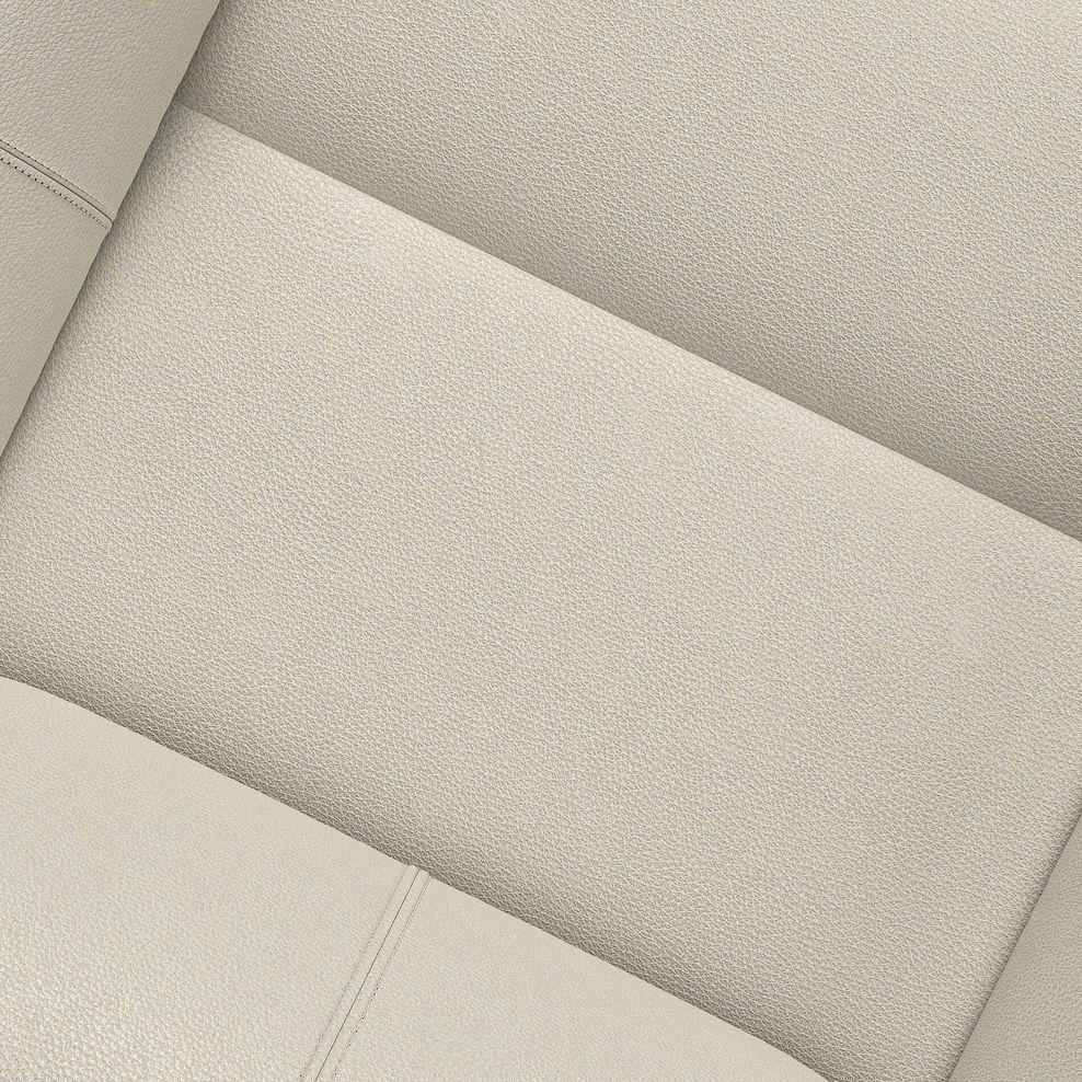 Brunel Electric Recliner Armchair with Speakers in Bone China Leather 12