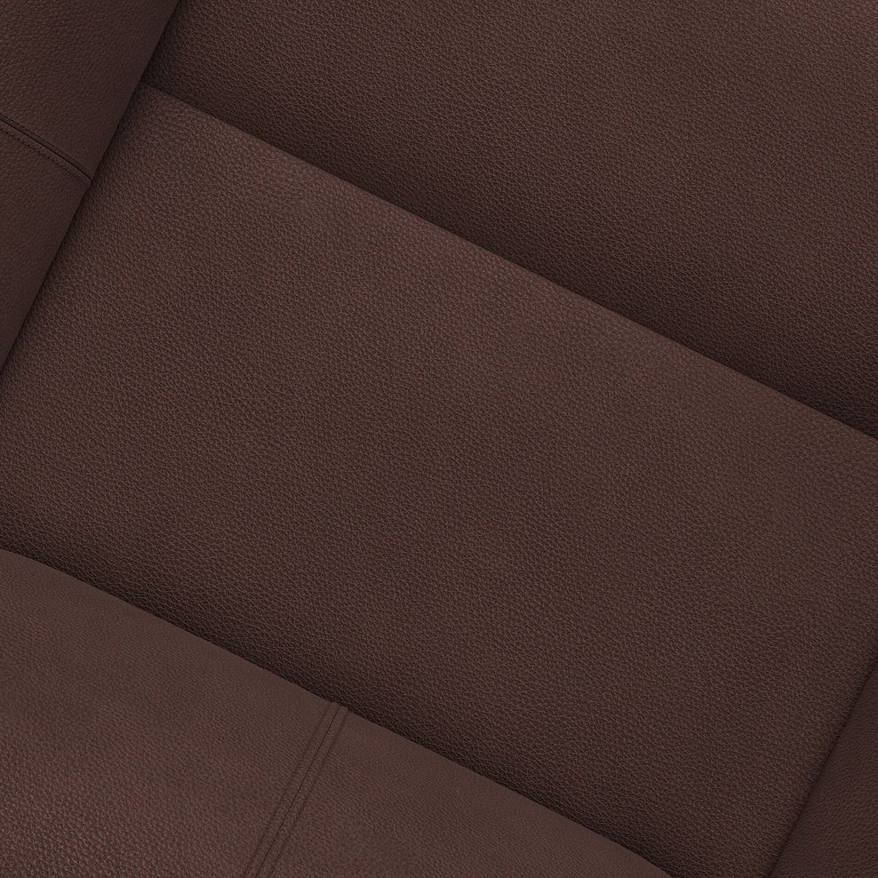 Brunel Electric Recliner Armchair with Speakers in Chestnut Leather 12
