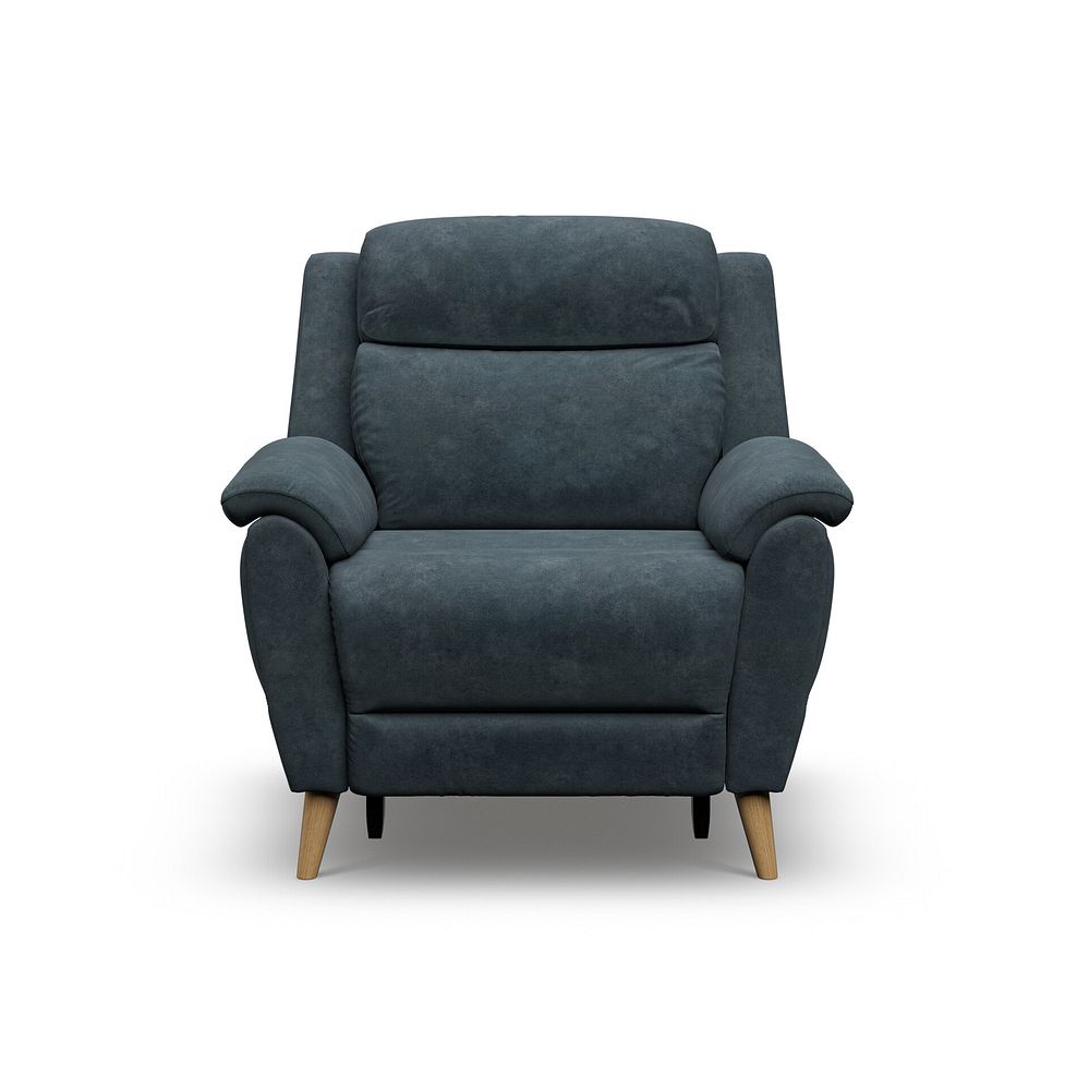 Brunel Electric Recliner Armchair with Speakers in Dexter Shadow Fabric 4