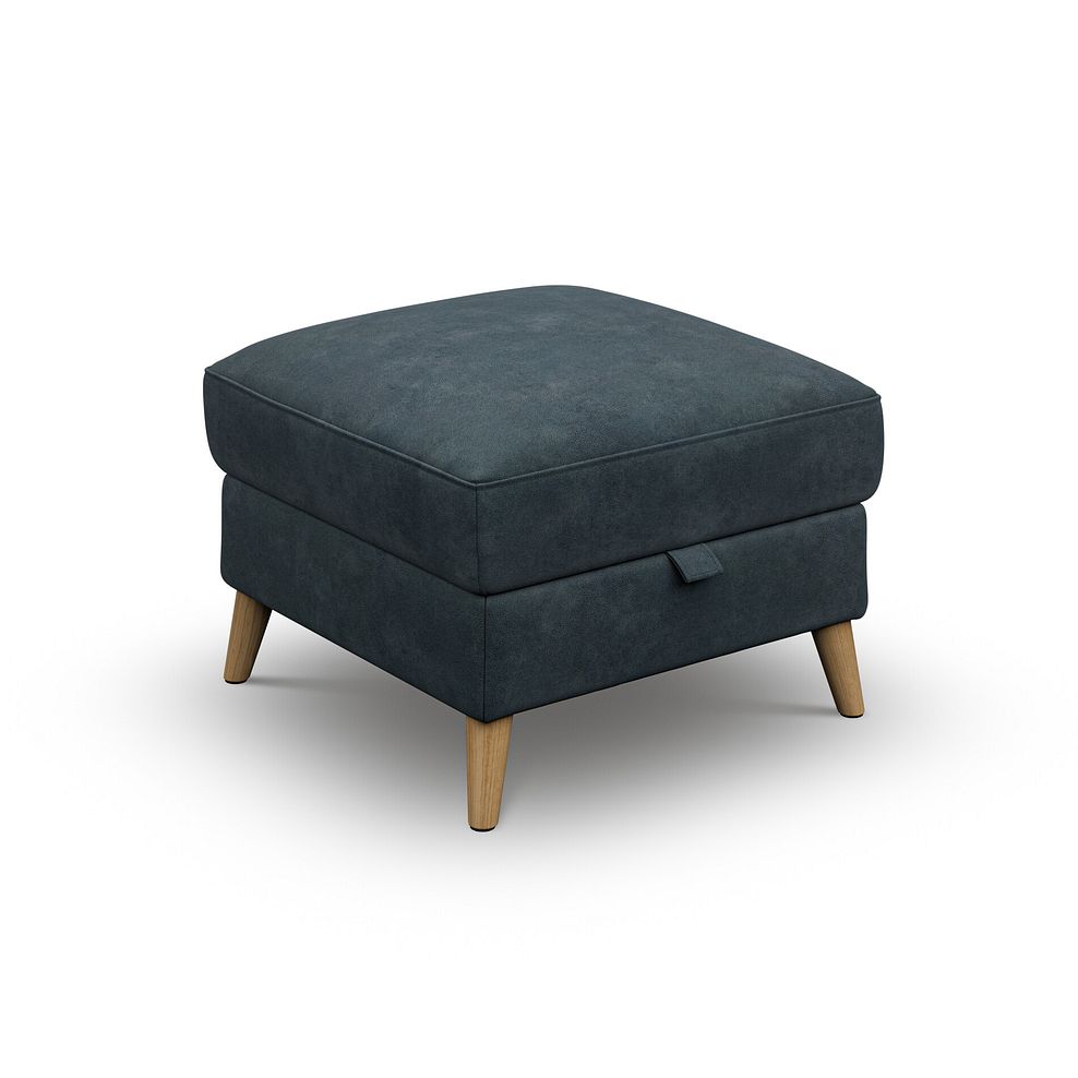 Brunel Storage Footstool in Dexter Shadow Fabric 1