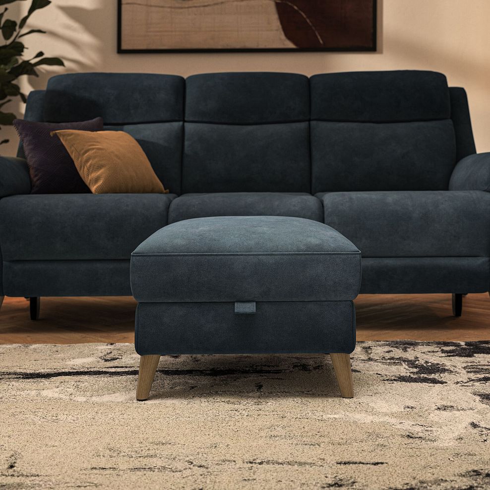 Brunel Storage Footstool in Dexter Shadow Fabric 2