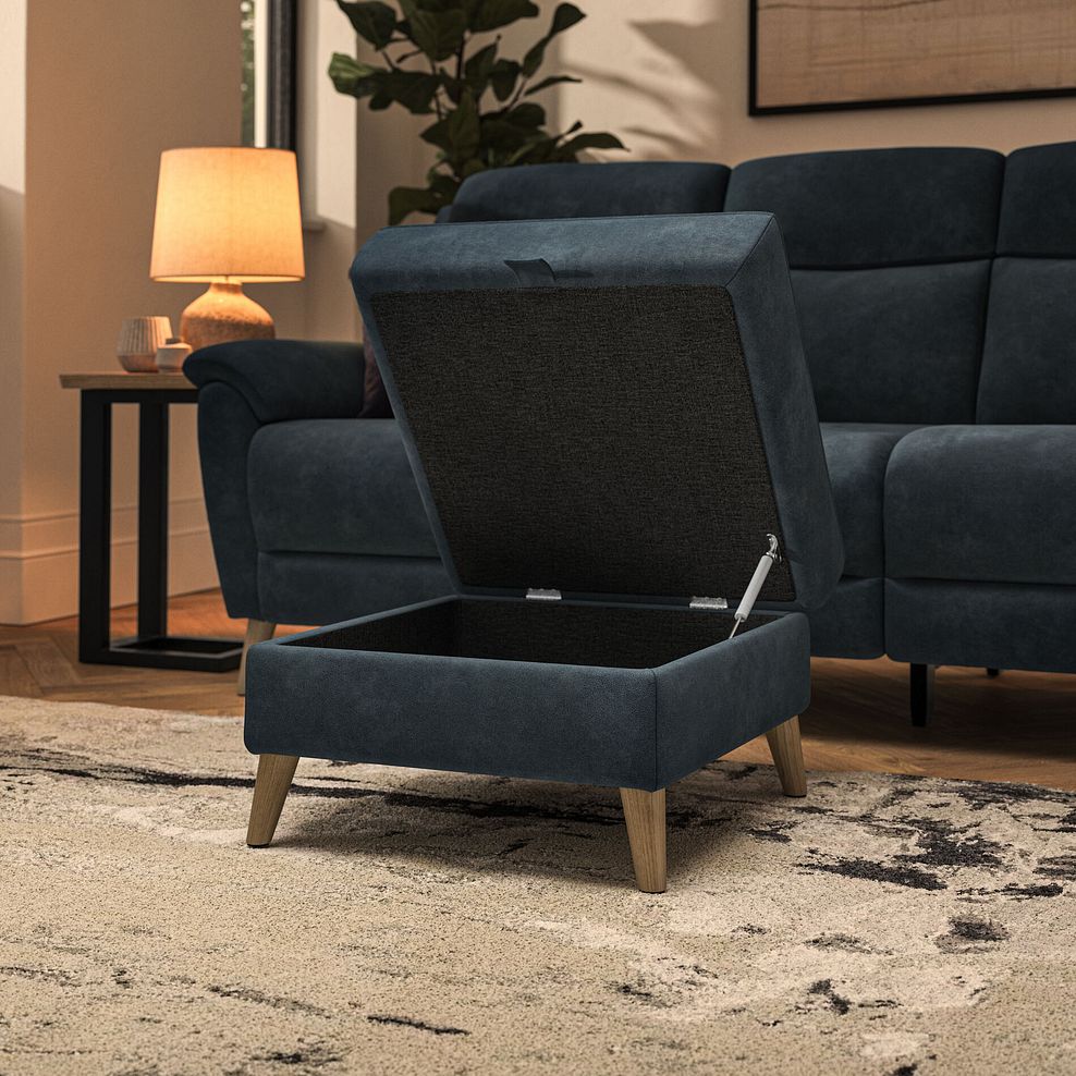 Brunel Storage Footstool in Dexter Shadow Fabric 3