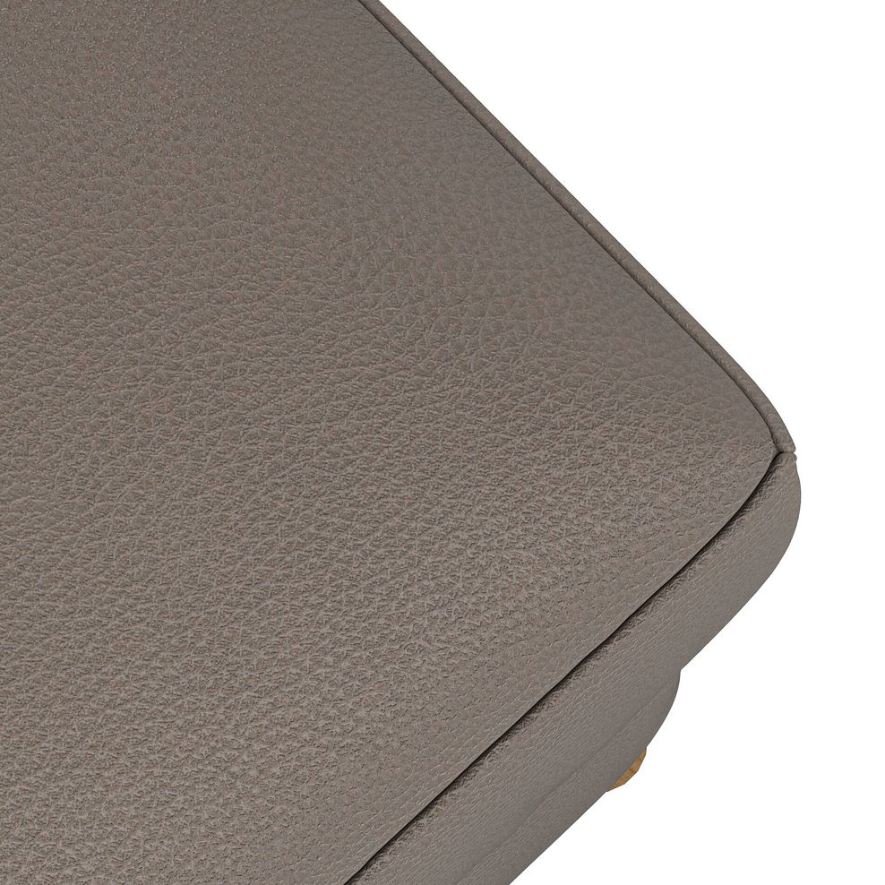 Brunel Storage Footstool in Oyster Leather 5