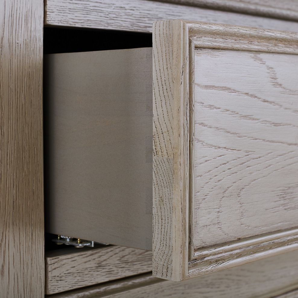 Burleigh Light Grey Display Cabinet - Solid Hardwood 6