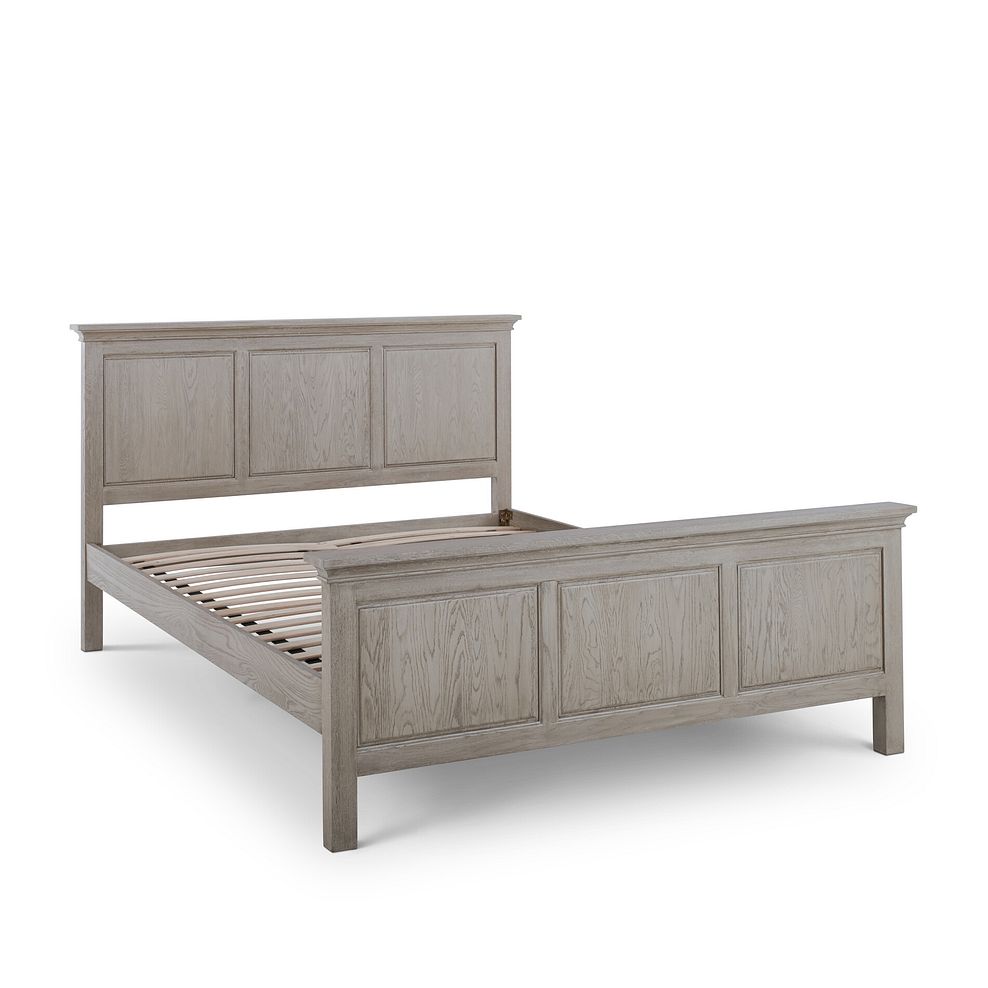 Burleigh Light Grey Double Bed - Solid Hardwood Thumbnail 4