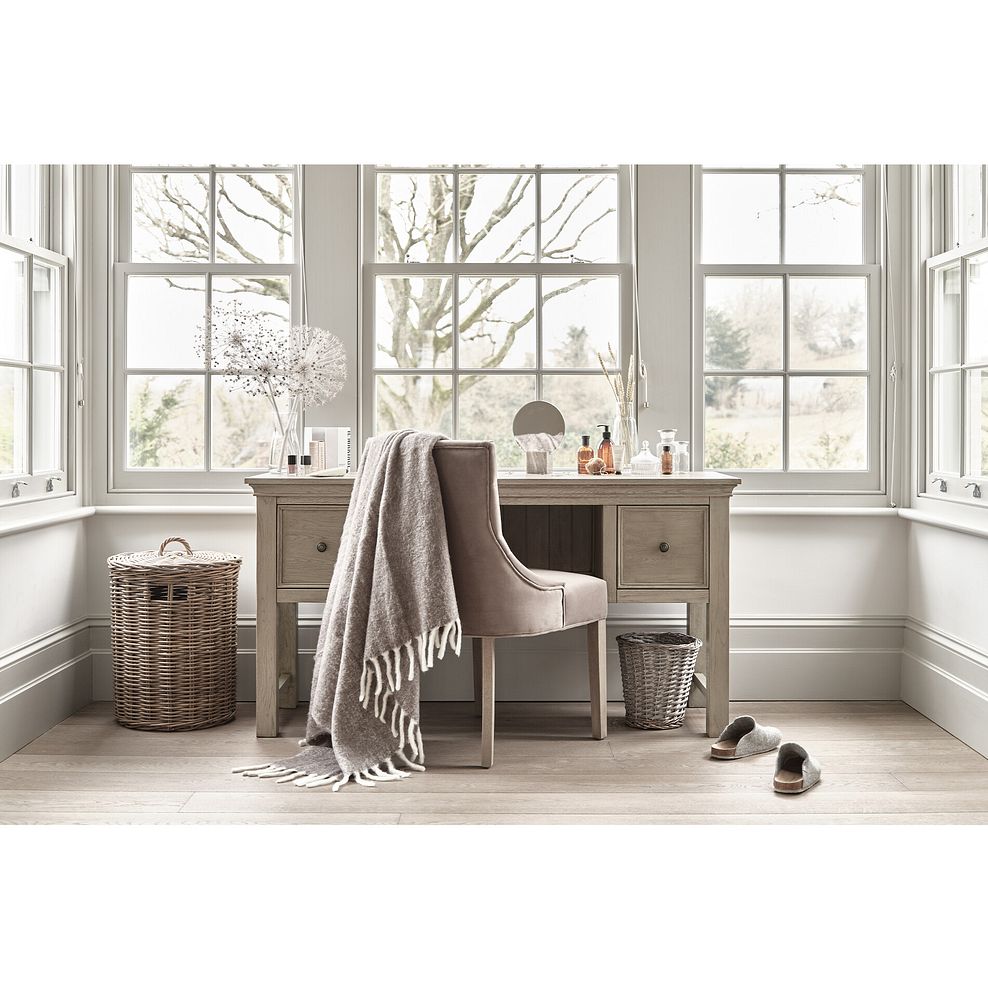 Burleigh Light Grey Dressing Table - Solid Hardwood 1