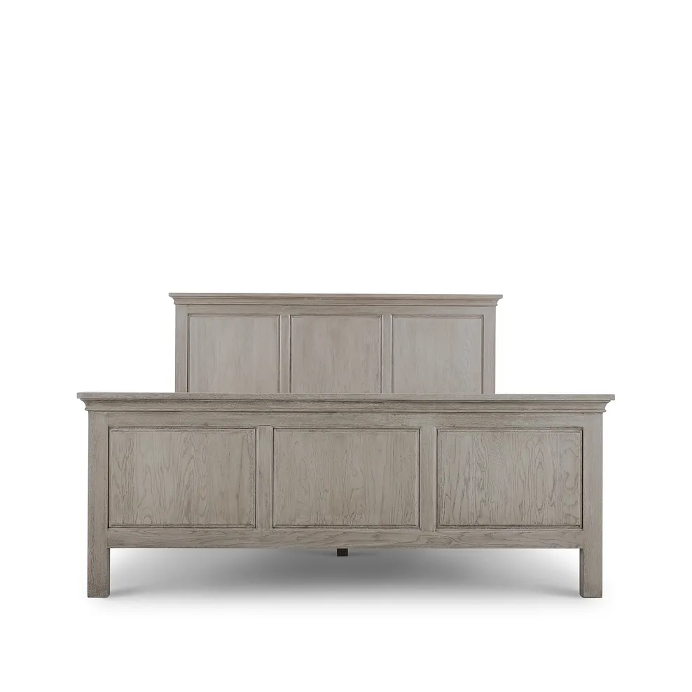 Burleigh Light Grey King-Size Bed - Solid Hardwood 4