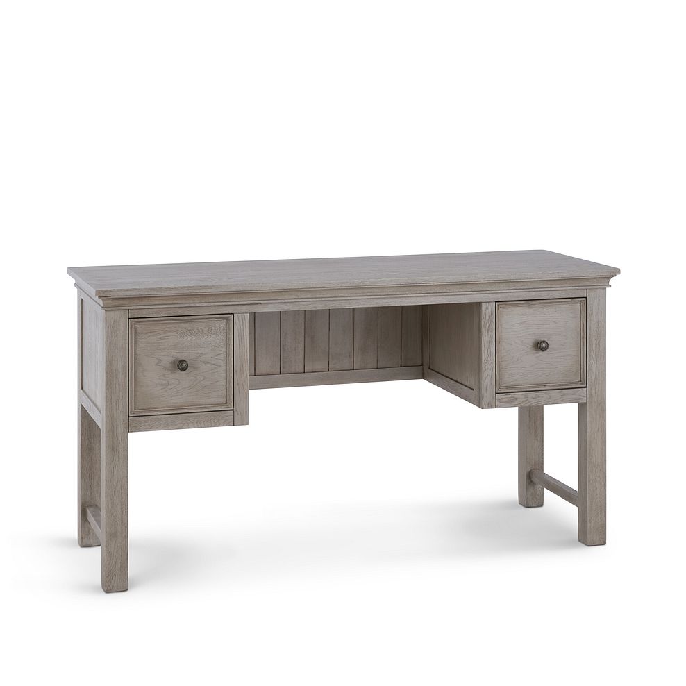 Burleigh Light Grey Large Desk - Solid Hardwood 3