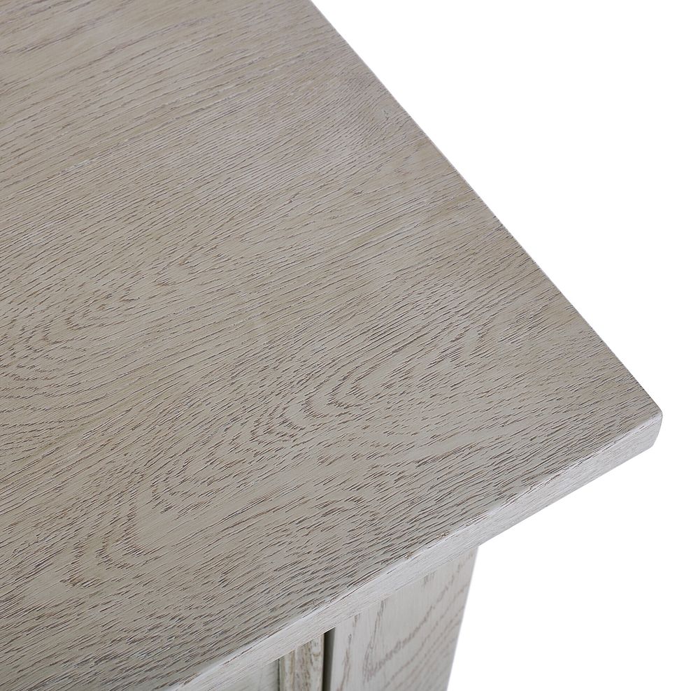 Burleigh Light Grey Large Desk - Solid Hardwood 7