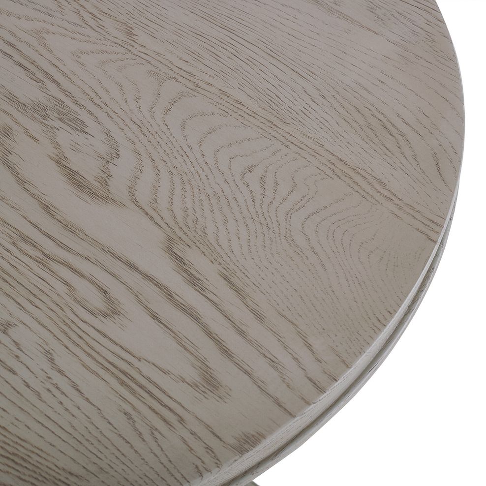 Burleigh Light Grey Side Table - Solid Hardwood Thumbnail 6