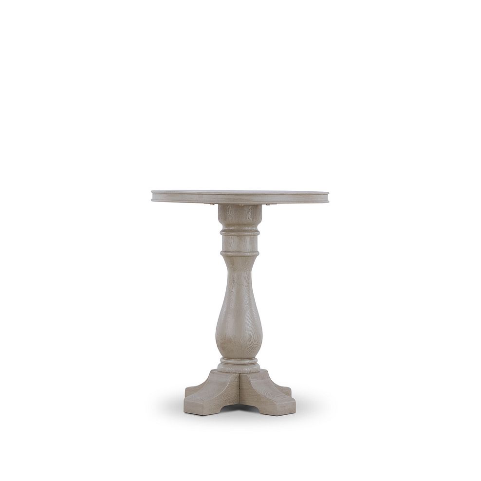 Burleigh Light Grey Side Table - Solid Hardwood Thumbnail 4