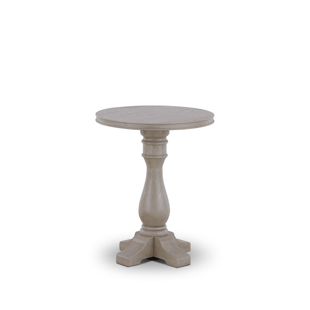 Burleigh Light Grey Side Table - Solid Hardwood 3