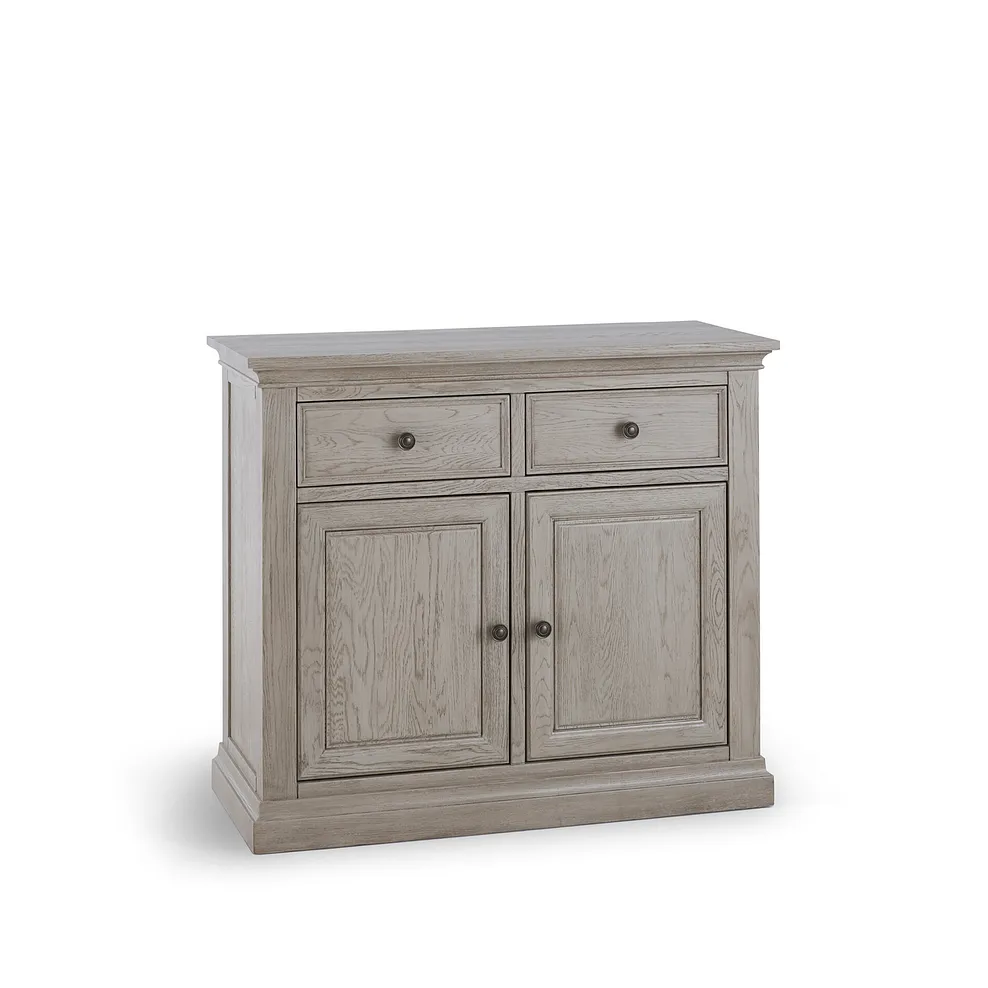 Burleigh Light Grey Small Sideboard - Solid Hardwood 3