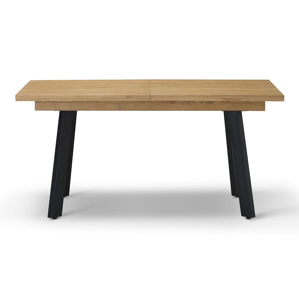 Cambridge Natural Solid Oak Rectangle Extending Dining Table with Splay Legs 5