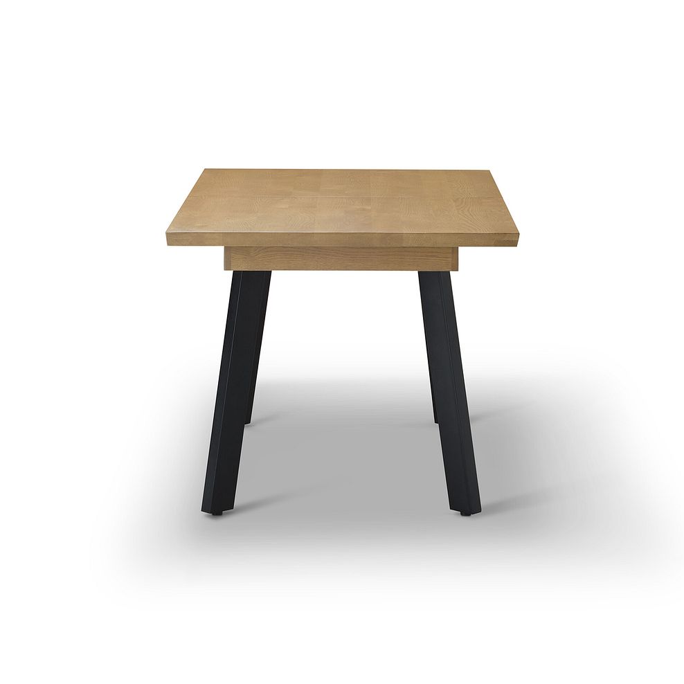 Cambridge Natural Solid Oak Rectangle Extending Dining Table with Splay Legs 6