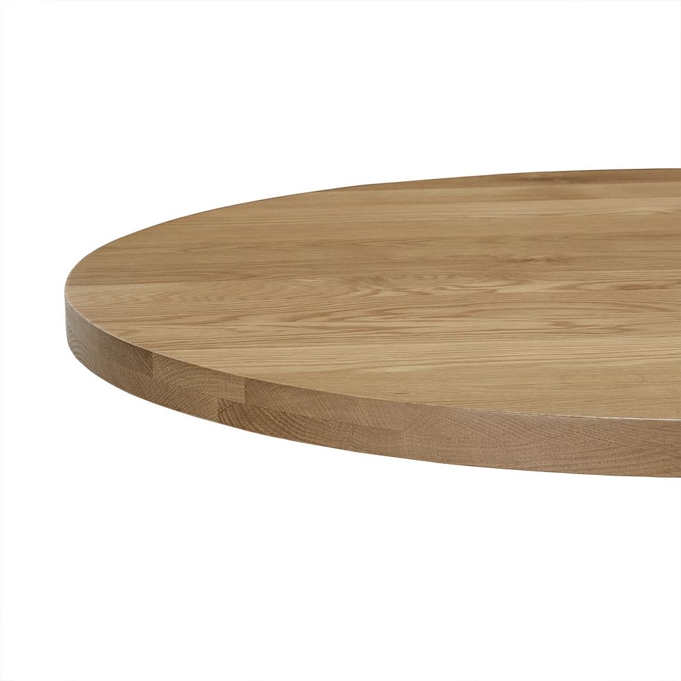 Cami Natural Oak Oval Dining Table with Starbust Legs 8