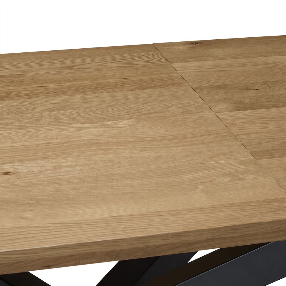 Cami Natural Oak Oval Dining Table with Starbust Legs 9