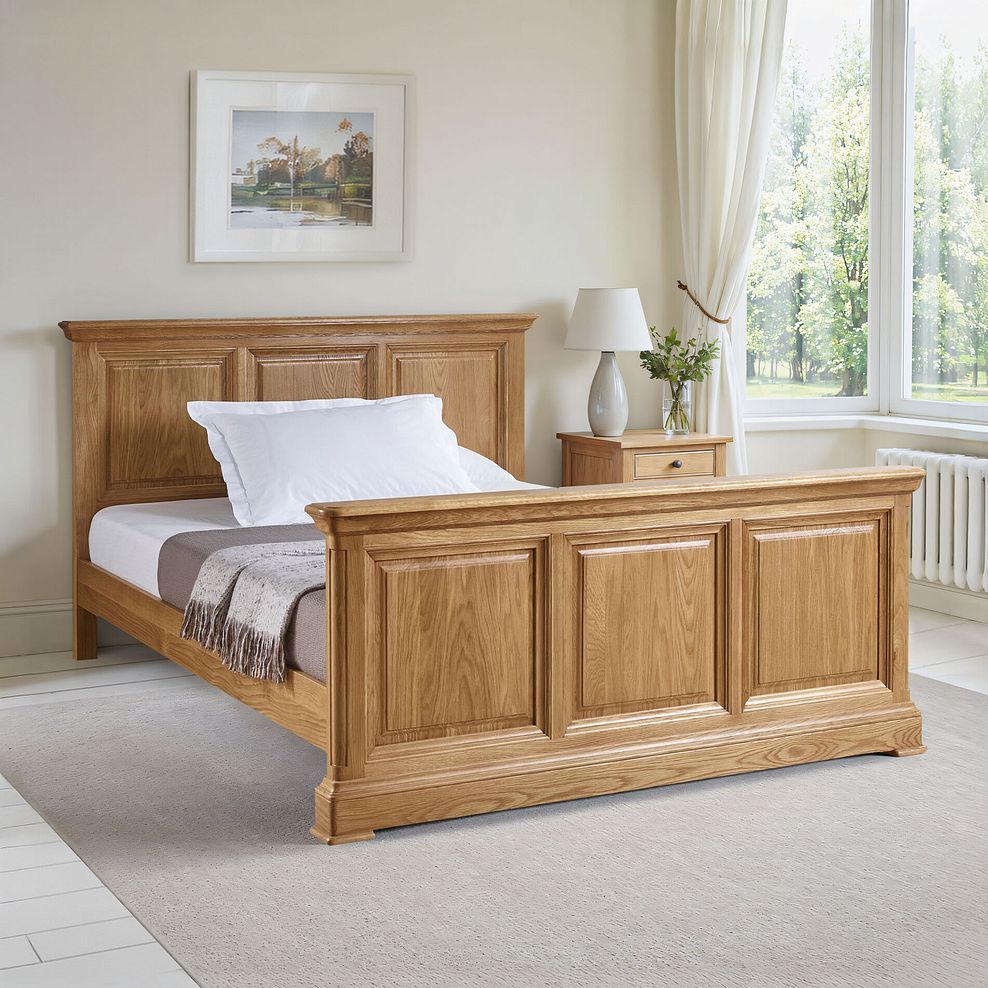 Canterbury Natural Solid Oak 5ft King-Size Bed 1