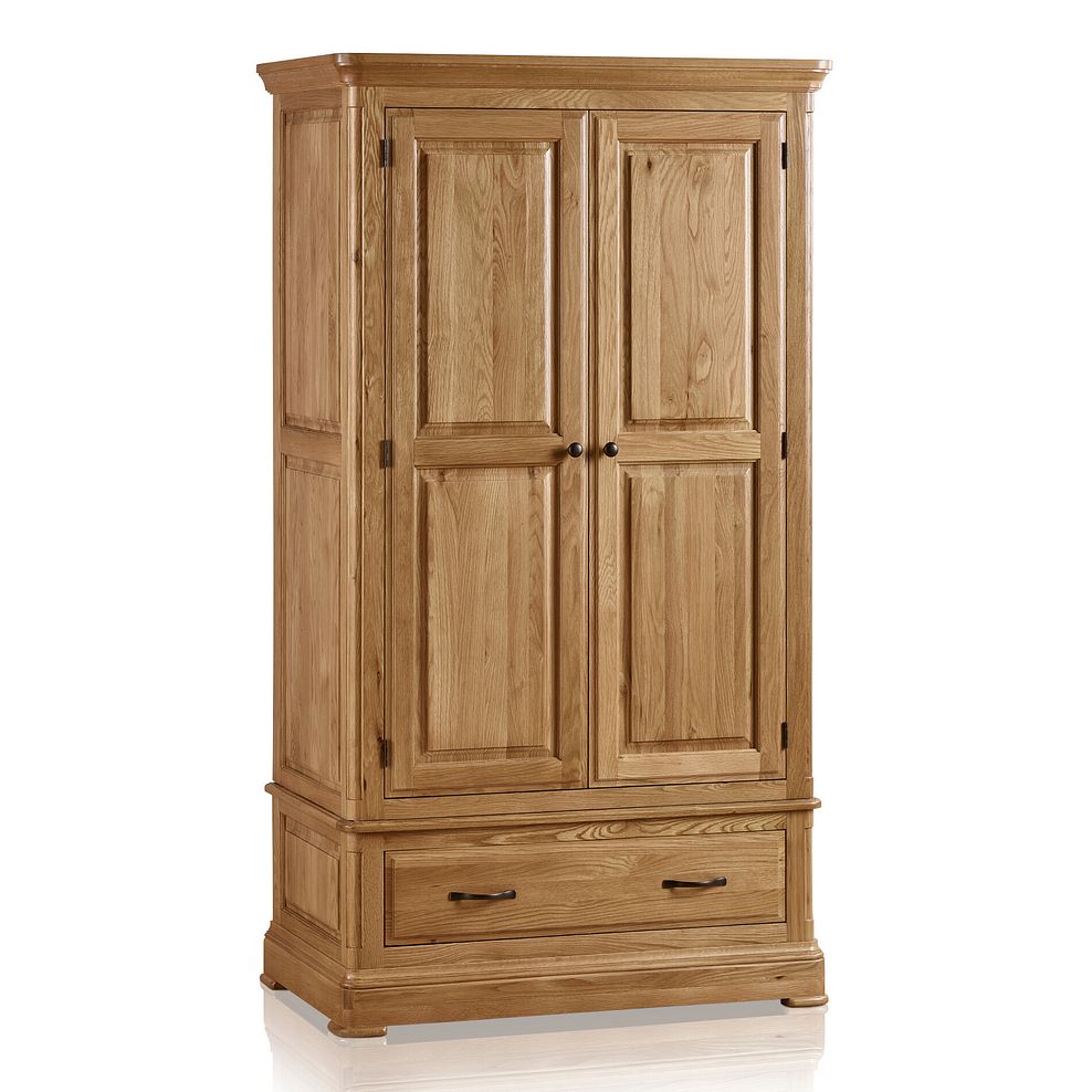 Canterbury Natural Solid Oak Double Wardrobe 1