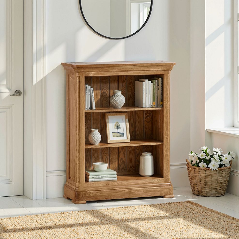 Canterbury Natural Solid Oak Small Bookcase 8