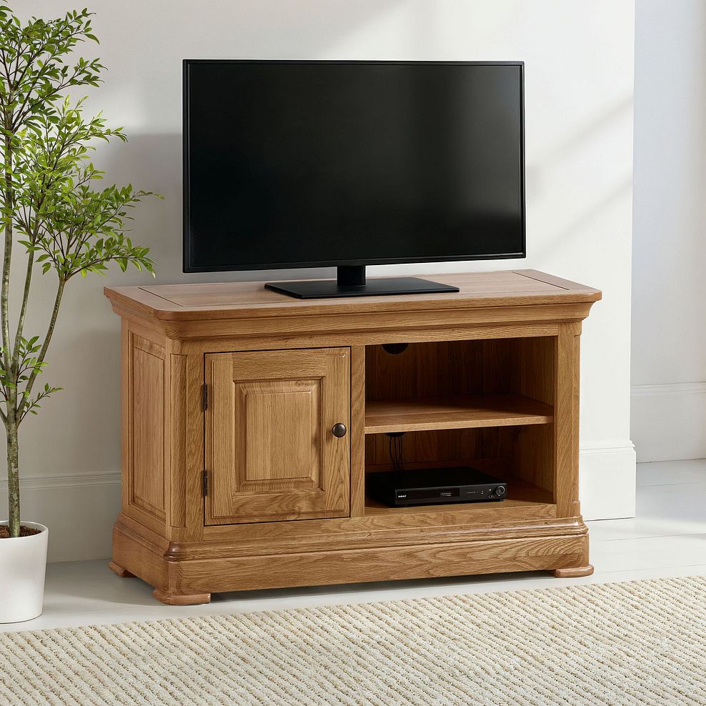 Canterbury Natural Solid Oak Small TV Cabinet 8