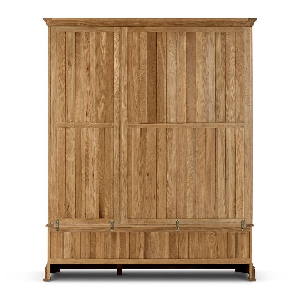 Canterbury Natural Solid Oak Triple Wardrobe 5