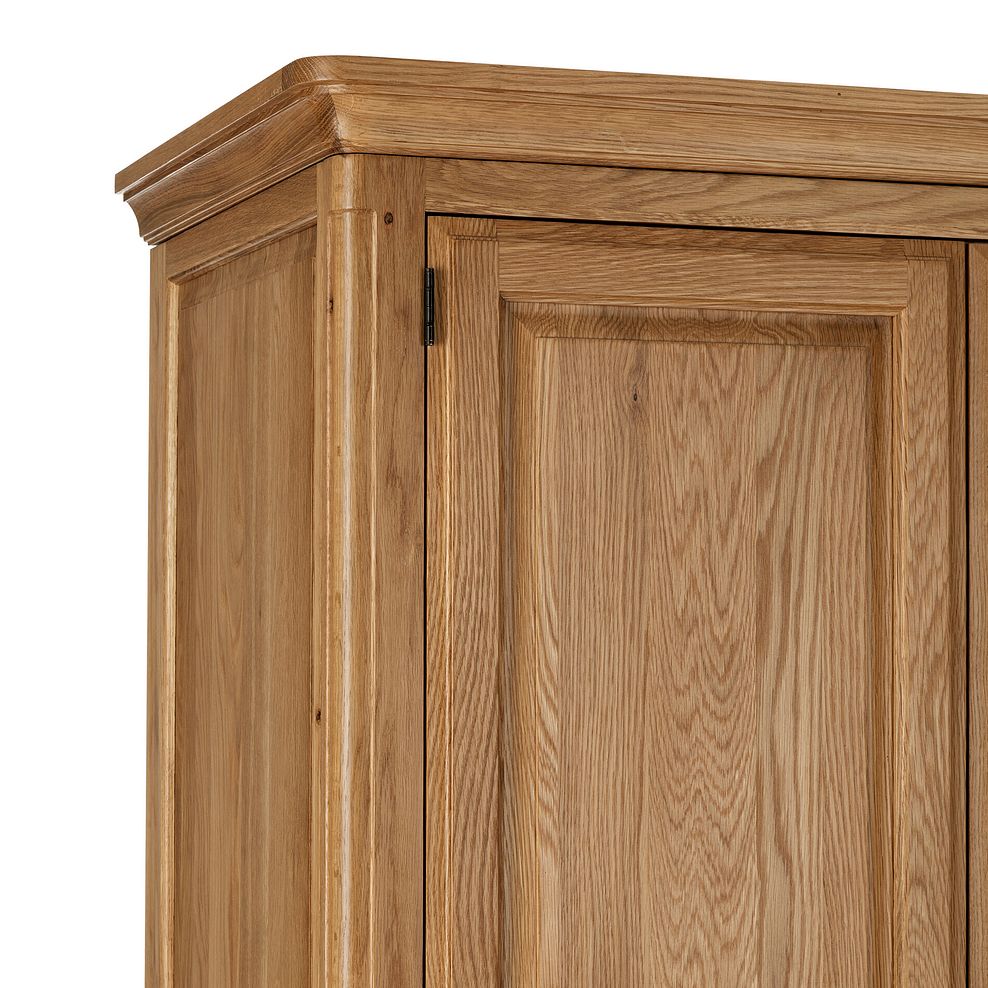 Canterbury Natural Solid Oak Triple Wardrobe 6