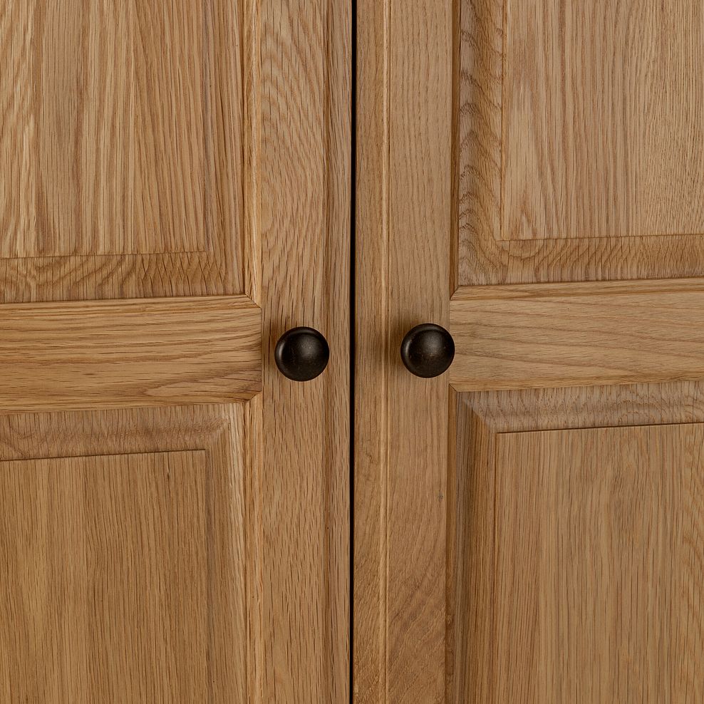 Canterbury Natural Solid Oak Triple Wardrobe 7