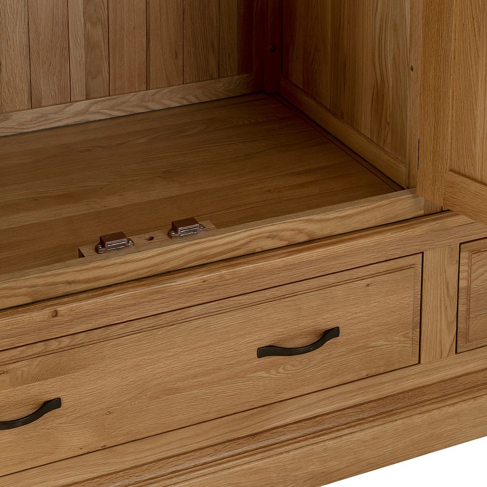 Canterbury Natural Solid Oak Triple Wardrobe 9