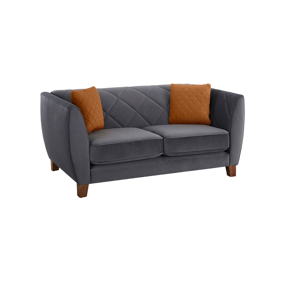 Caravelle 2 Seater Sofa in Anthracite Fabric 3
