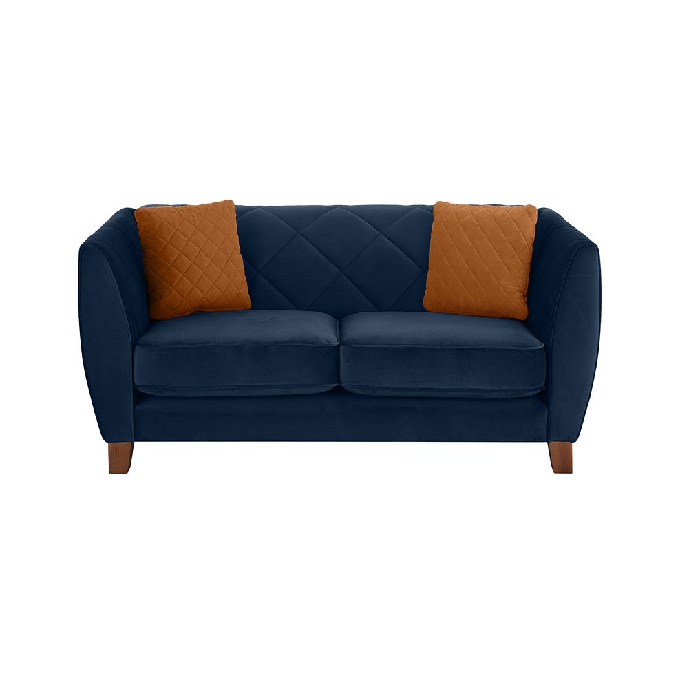 Caravelle 2 Seater Sofa in Blue Fabric 2