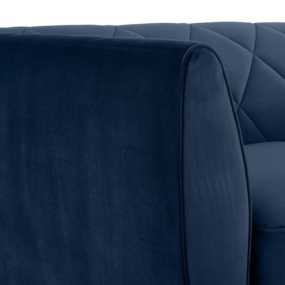 Caravelle 2 Seater Sofa in Blue Fabric 7