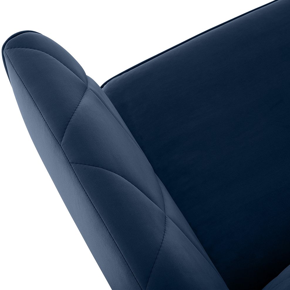 Caravelle 2 Seater Sofa in Blue Fabric 6