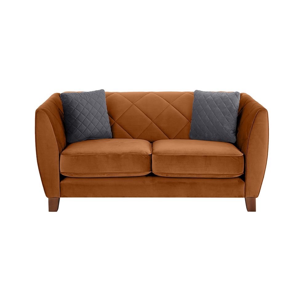Caravelle 2 Seater Sofa in Mustard Fabric 2