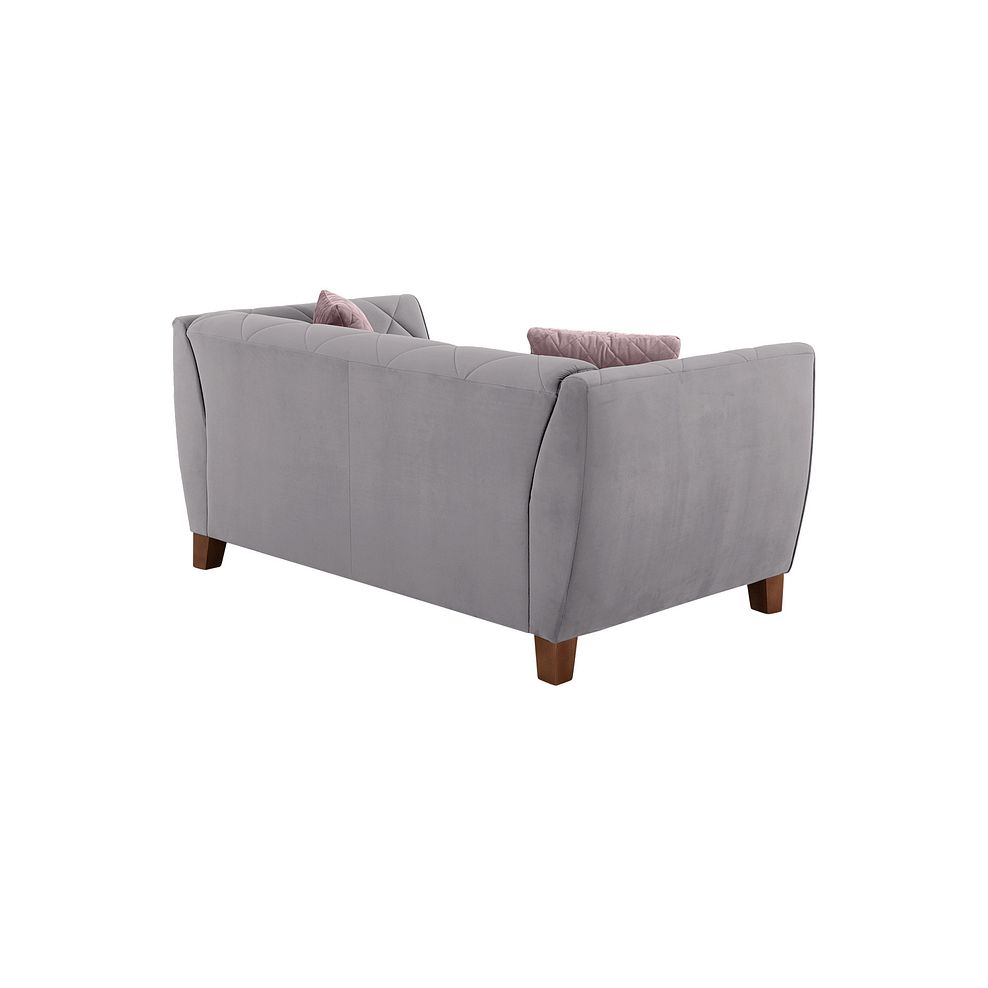 Caravelle 2 Seater Sofa in Silver Fabric Thumbnail 3