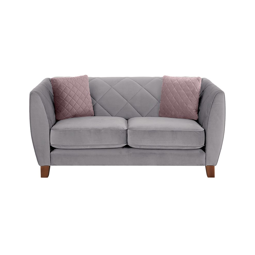 Caravelle 2 Seater Sofa in Silver Fabric Thumbnail 2