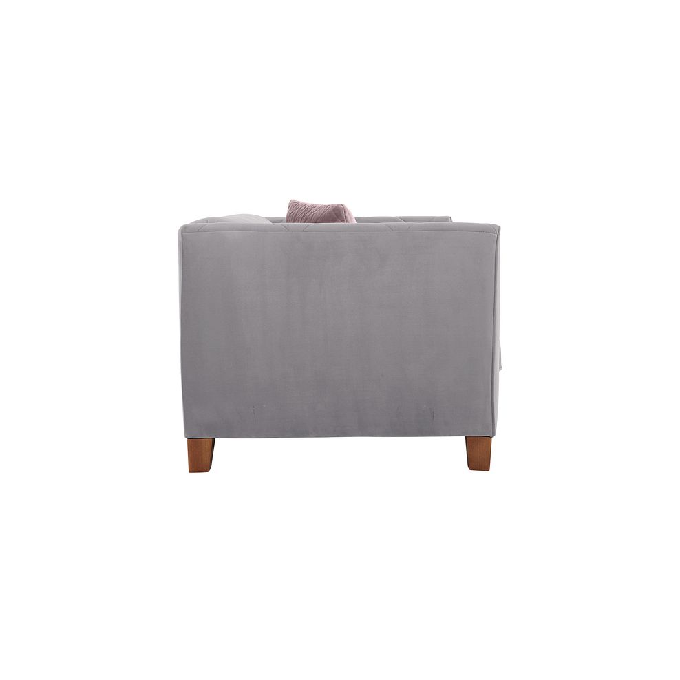 Caravelle 2 Seater Sofa in Silver Fabric 4