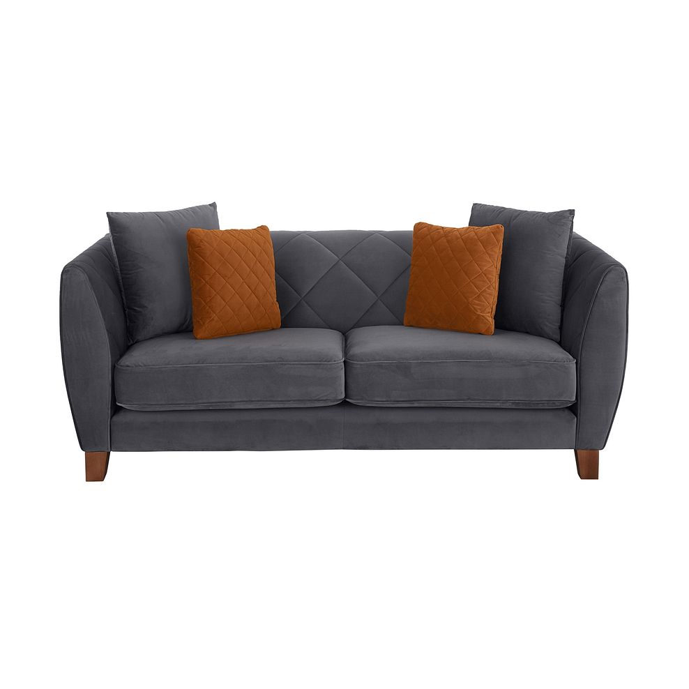 Caravelle 3 Seater Sofa in Anthracite Fabric Thumbnail 4