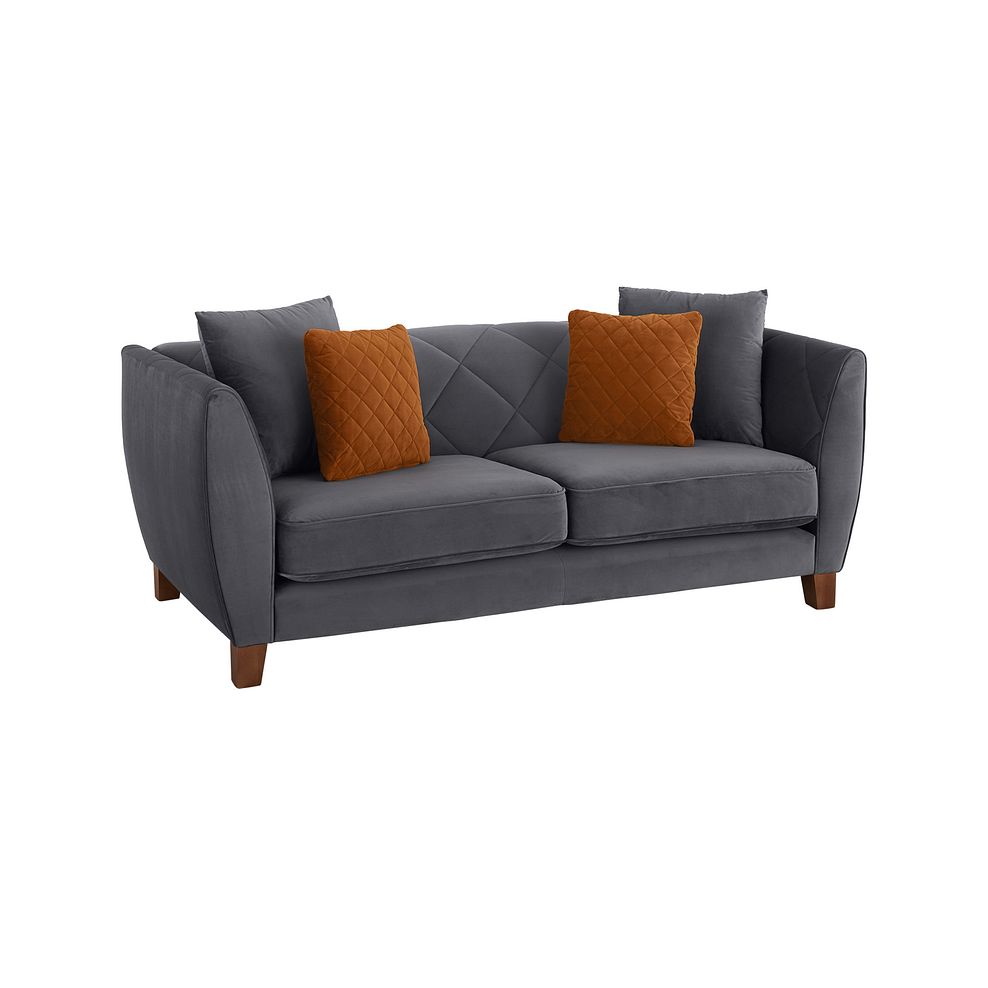 Caravelle 3 Seater Sofa in Anthracite Fabric 3